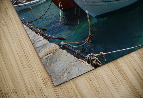 Mykonos Harbor Joan puzzle