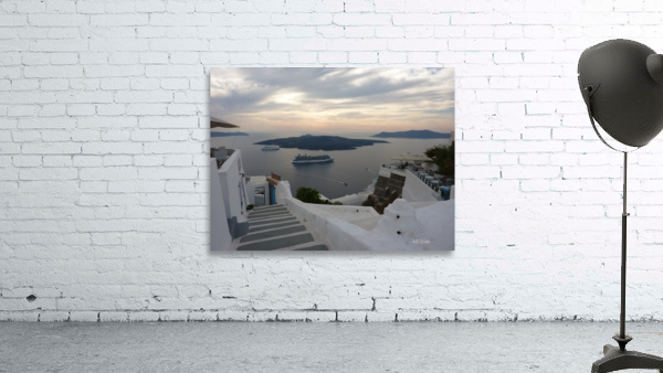 Santorini view Wall Preview