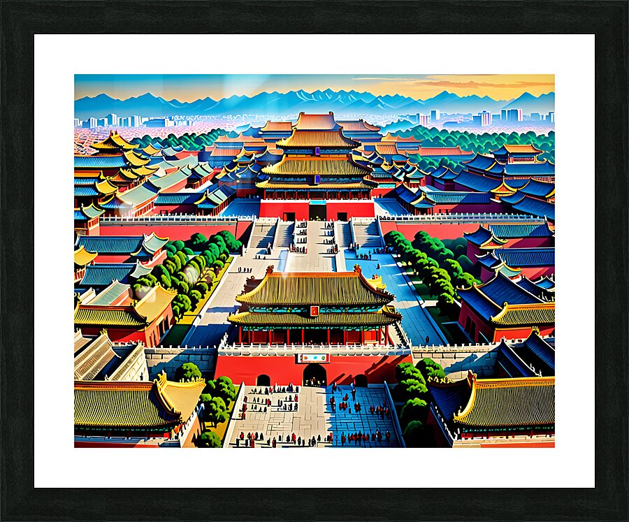 Chinese civilization Picture Frame print