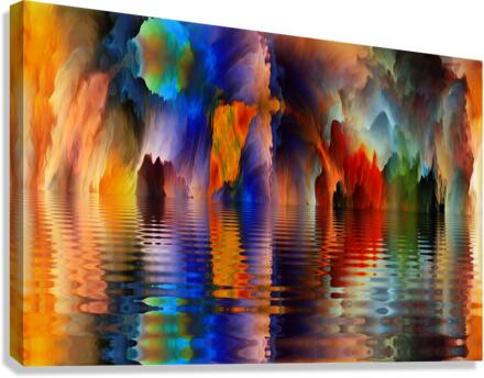COLLECTION UNDERWATER CAVE - 8 Canvas Print