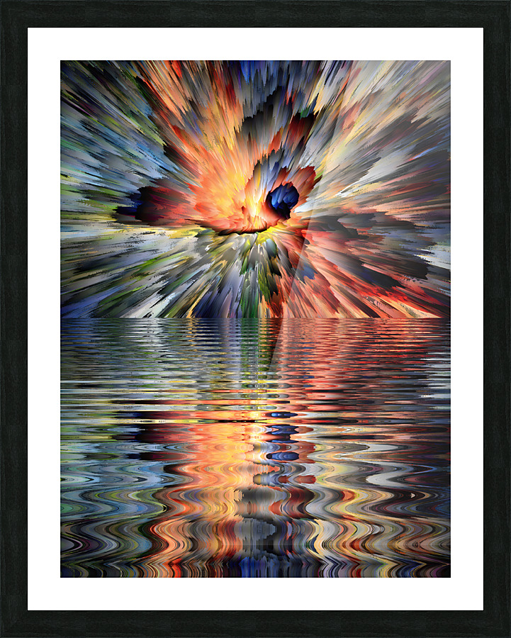 COLLECTION METEORITE EXPLOSION - 1 Picture Frame print