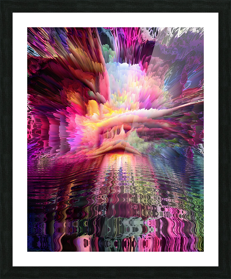 COLLECTION UNDERWATER EXPLOSION - 4 Picture Frame print