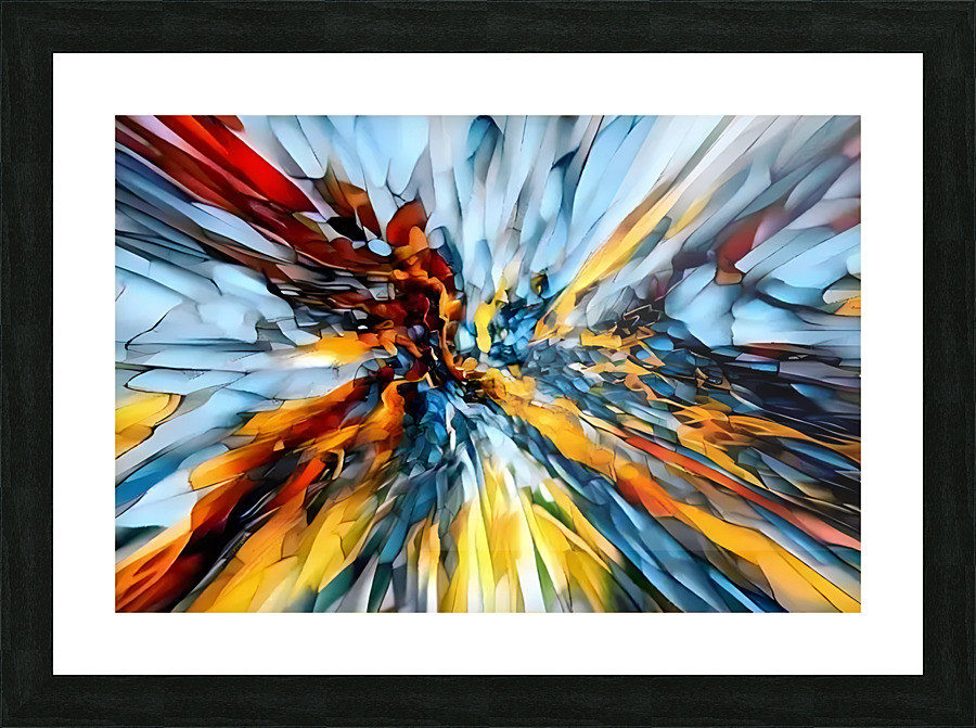 COLLECTION ABSTRACT - 9 Picture Frame print