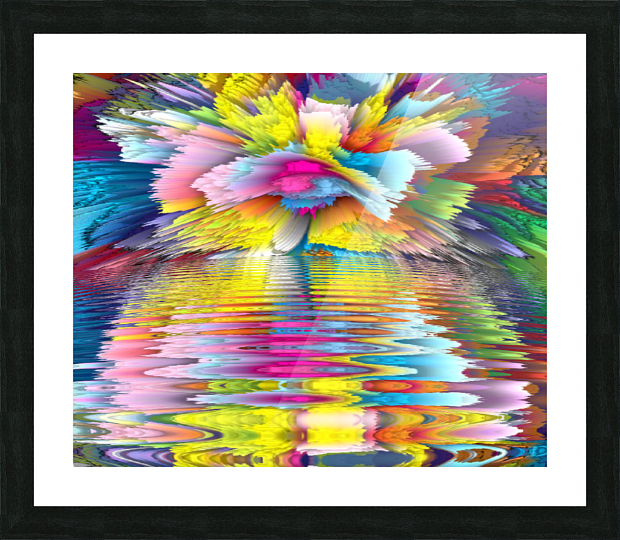 COLLECTION FLORAL EXPLOSION - 7 Picture Frame print