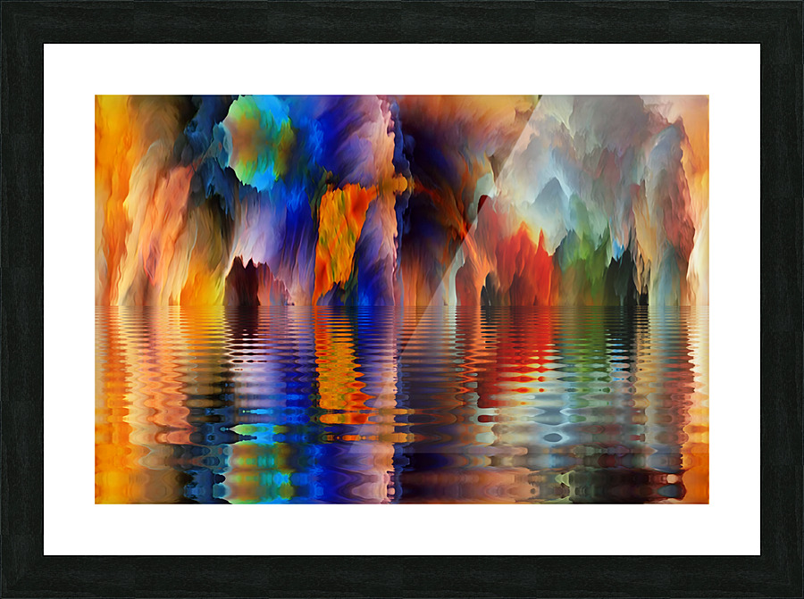 COLLECTION UNDERWATER CAVE - 8 Picture Frame print
