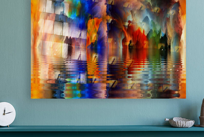 COLLECTION UNDERWATER CAVE - 8 by Andre Dorais Art Visual Numerique 