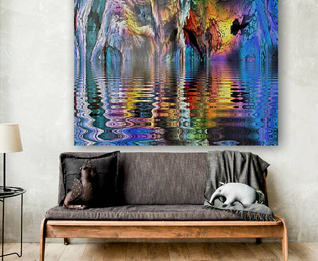 COLLECTION UNDERWATER CAVE - 9 by Andre Dorais Art Visual Numerique 