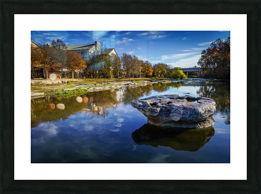 The Round Rock Picture Frame print