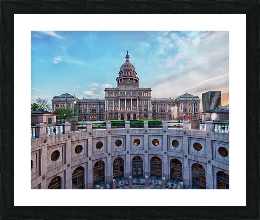 Texas Capitol Picture Frame print