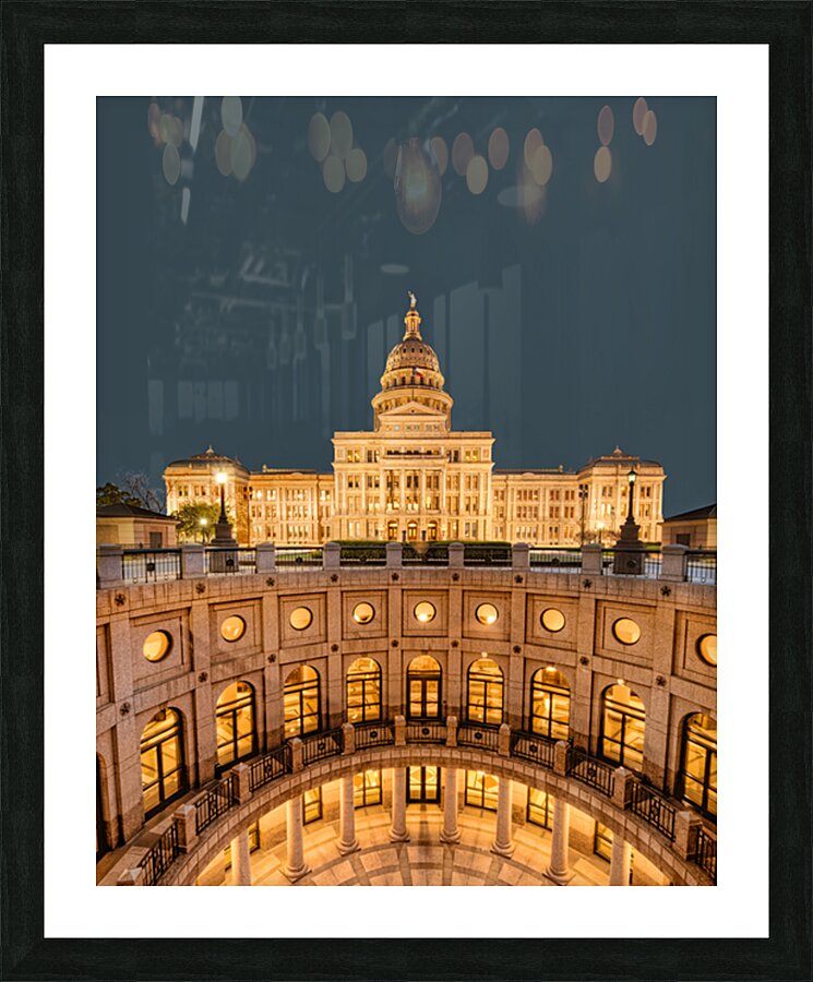 Texas Capitol Picture Frame print