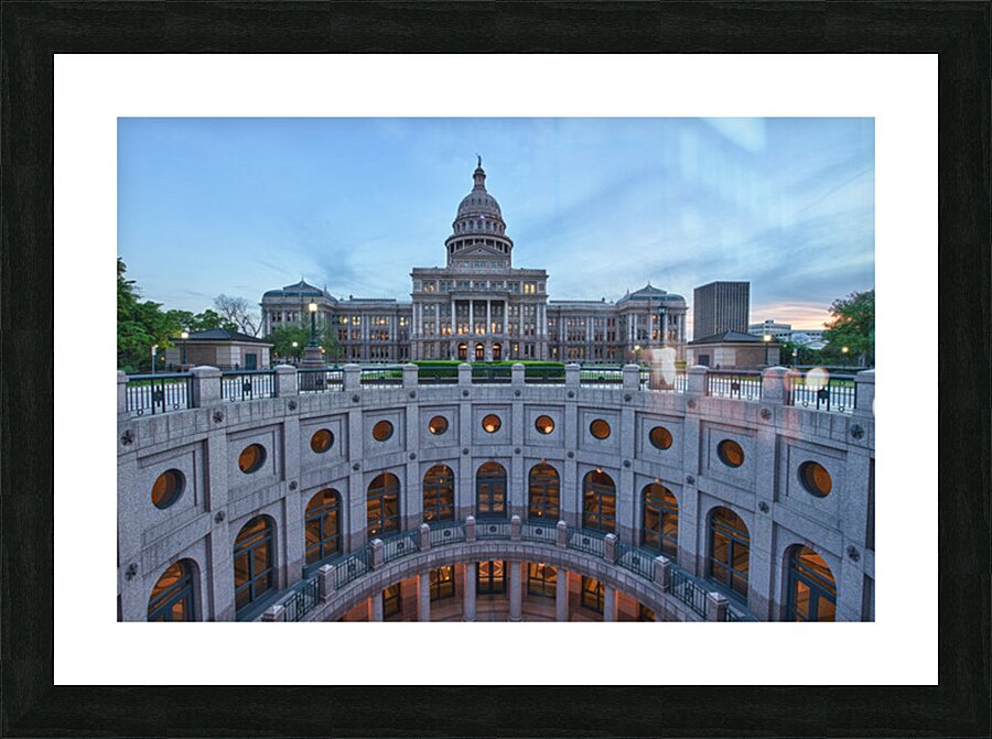 Texas Capitol Picture Frame print