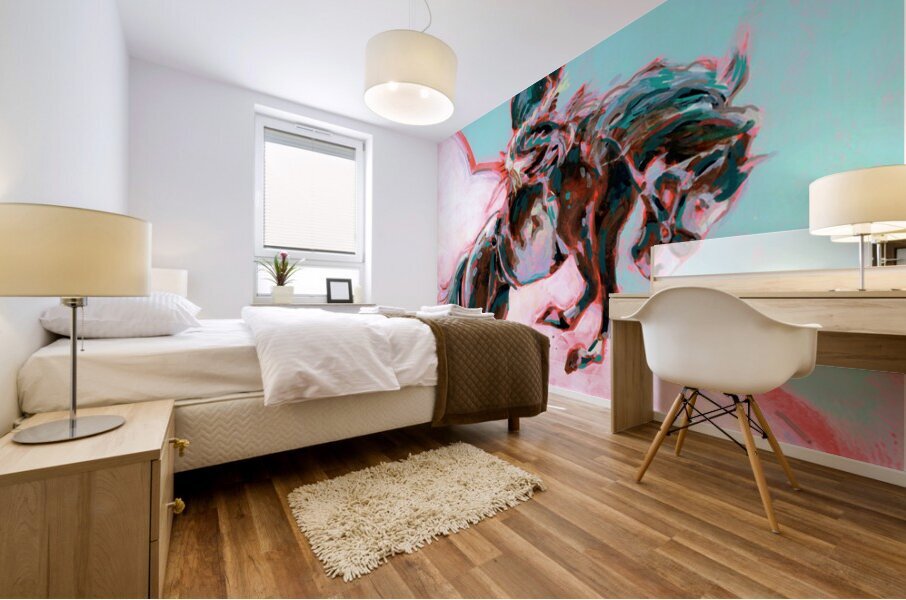 Paintin Buckaroo Mural print