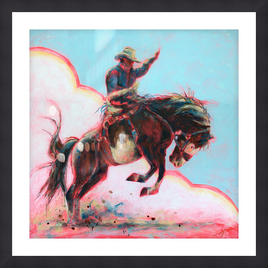 Vibin Buckaroo Picture Frame print