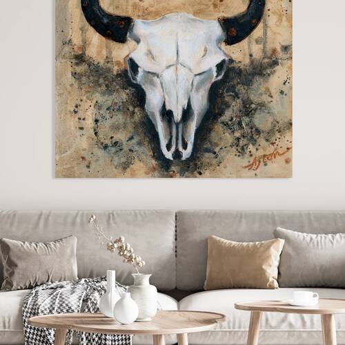 Heritage Bison Skull Reproduction