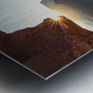 Chicken Corner Sun Burst Metal print