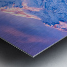 Peaks of Light Metal print