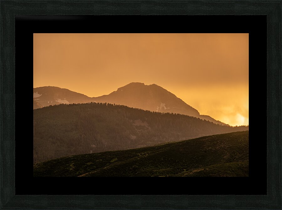 Sunset Glow Picture Frame print