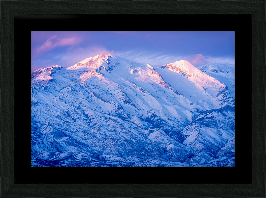 Peaks of Light Picture Frame print