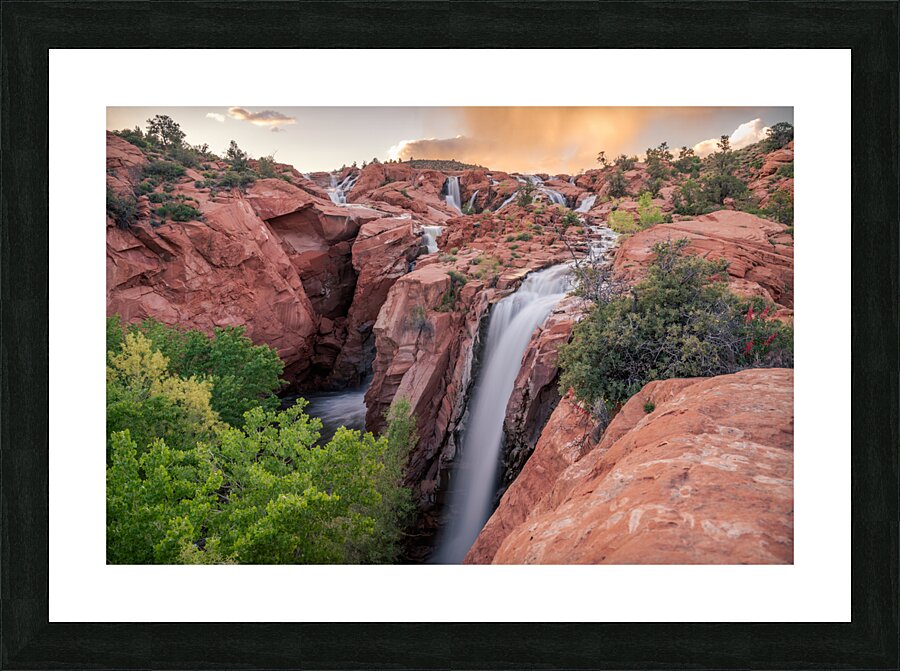  Gunlock Falls  Picture Frame print