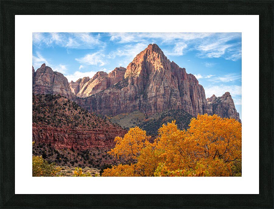 Yellow’s and Red Rock Picture Frame print
