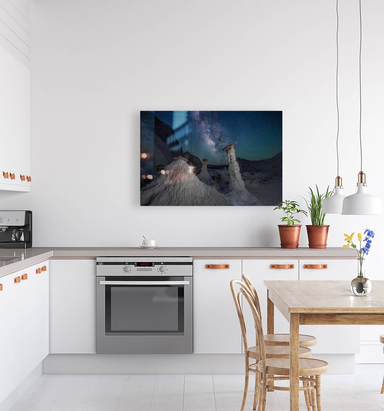 Spires and and the Milky Way Reproduction