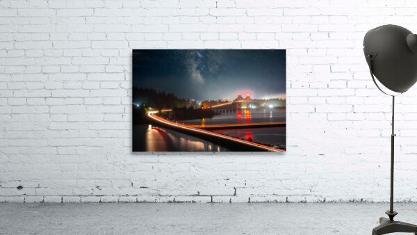 City Lights and Starry Nights Wall Preview