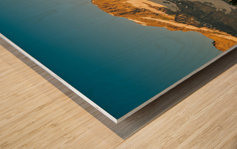 Backside of Timp Wood print