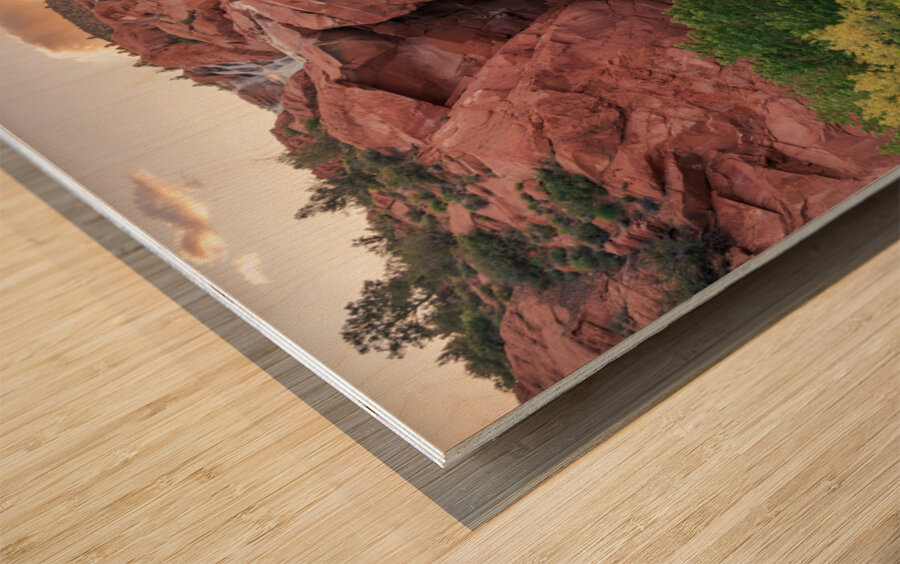  Gunlock Falls  Wood print