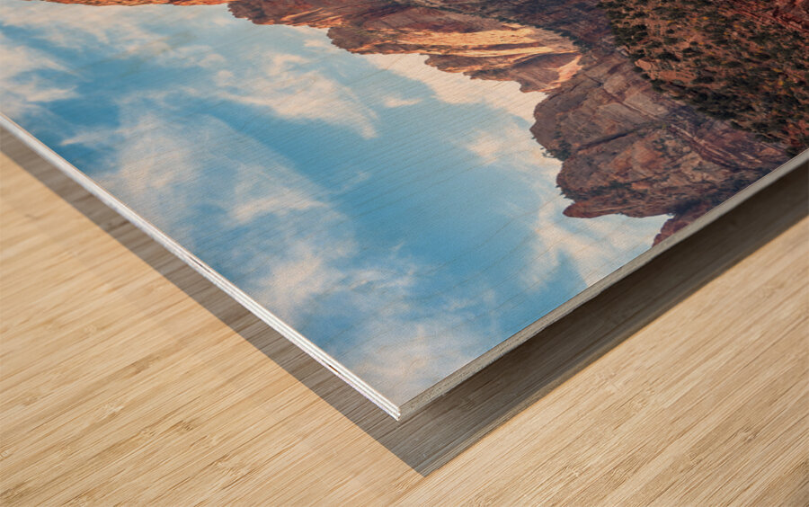 Yellow’s and Red Rock Wood print