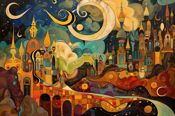 Celestial Cityscape Dream H92N3Z 62 Digital Download