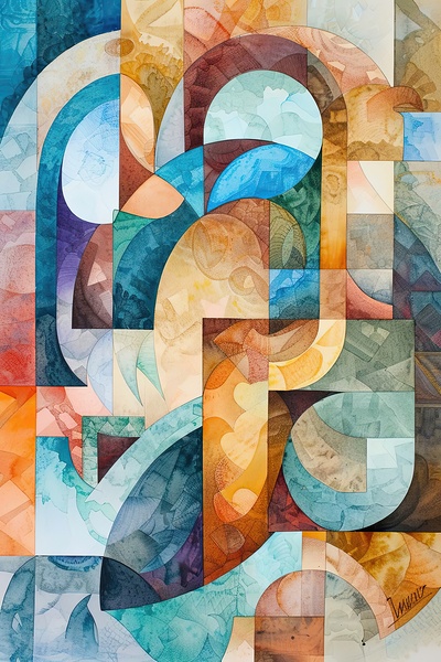 Abstract Interplay 79H2P4 45 Digital Download