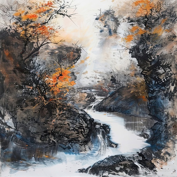 Autumn River Journey 9H3N2Z 62 Digital Download