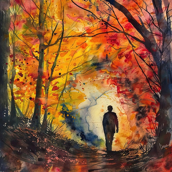 Autumn Path 79B2D3 55 Digital Download