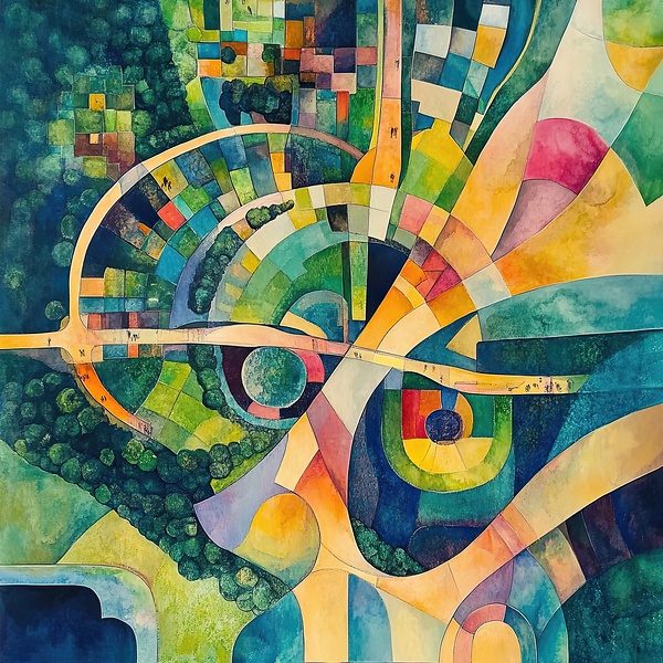 Aerial Abstraction 7294HB 52 Digital Download