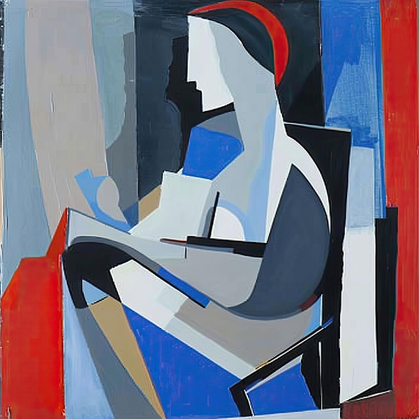 Abstract Figure 9H2N3Z 55 Digital Download