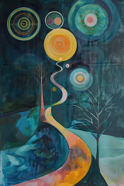 Celestial River Flows H3N9P2 55 Digital Download