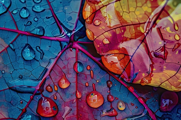 Chromatic Leaf Study H2N9J2 65 Digital Download