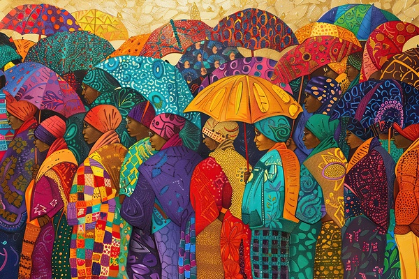 Beneath a Sea of Umbrellas 5H2N9Z 60 Digital Download