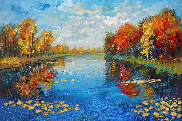 Autumn Reflection 8294HJ 45 Digital Download