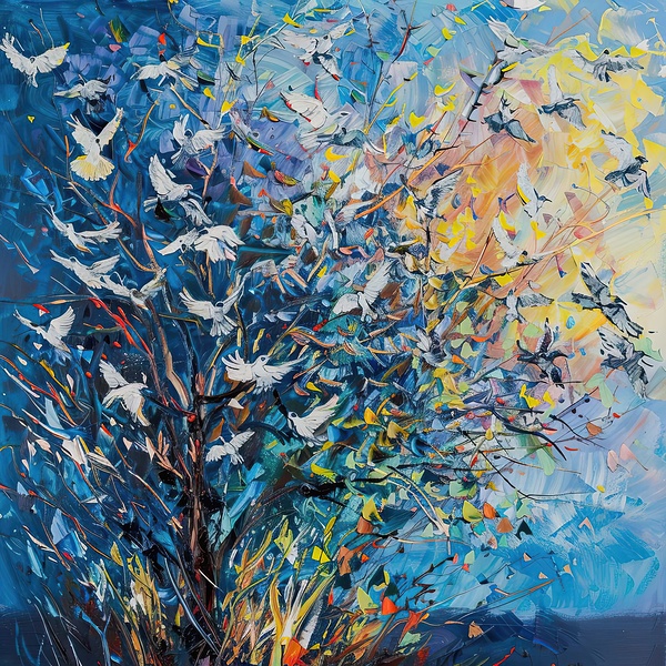 Birds Take Flight 7892AB 52 Digital Download