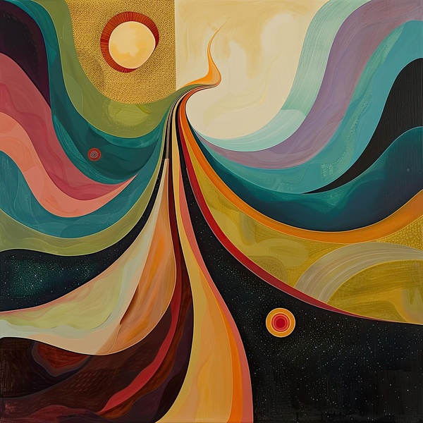 Cosmic River Flows H3N9P2 57 Digital Download