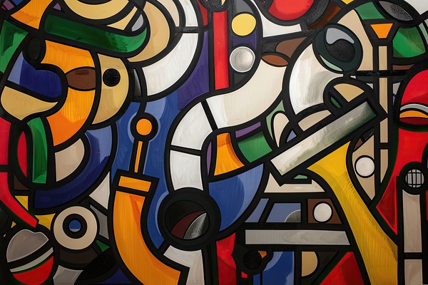 Abstract Composition 7H29PZ 48 Digital Download