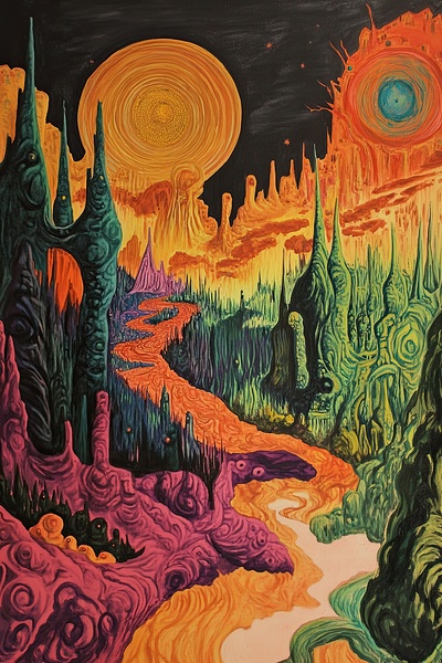 Cosmic River Flows H7P3N 60 Digital Download