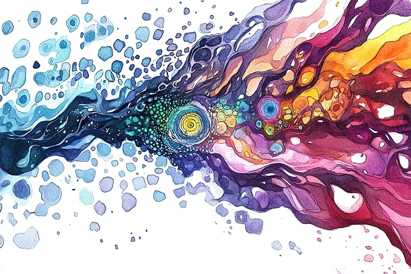 Cosmic River Flows H29PNV 55 Digital Download