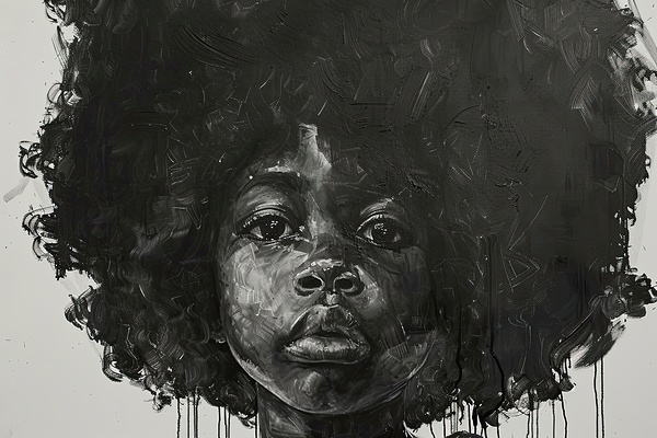 Afro Radiance Portrait 2398N 65 Digital Download