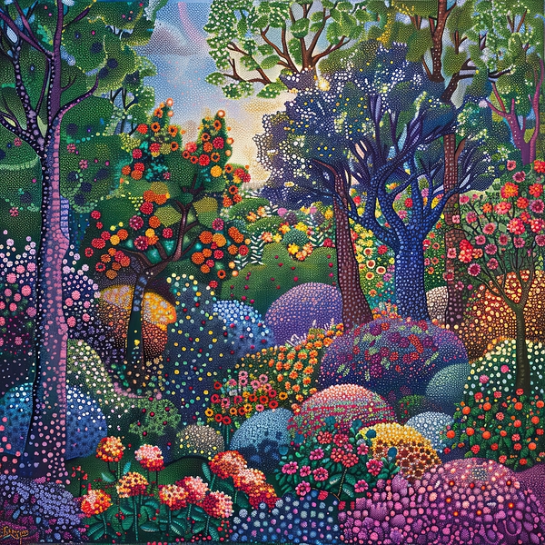 Enchanted Bloomscape Digital Download