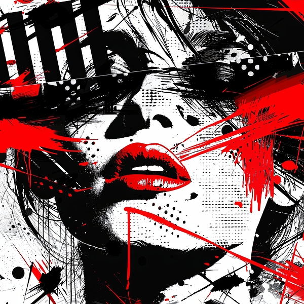 Red Splash Digital Download