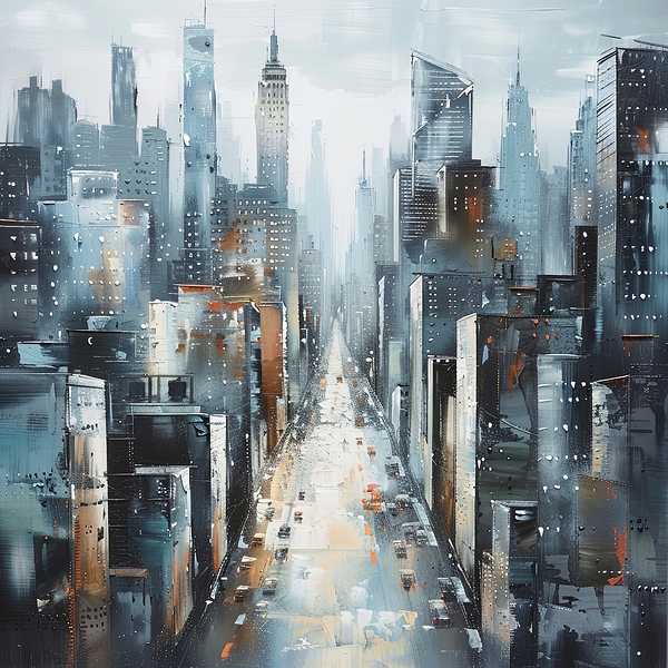 Urban Rain  Digital Download