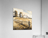 Golden Fields Acrylic Print