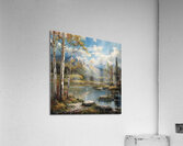 Tranquil Alpine Reflections Acrylic Print